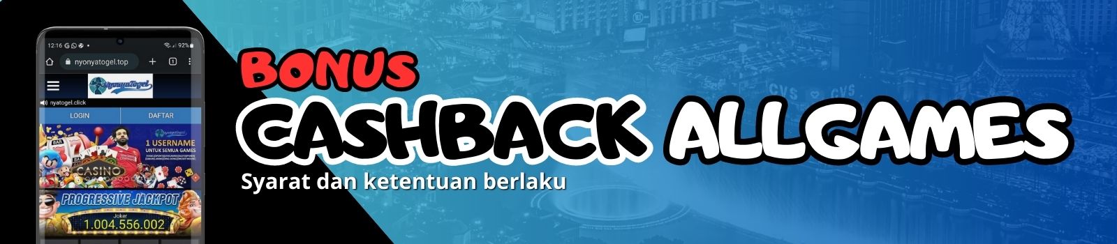 BONUS CASHBACK