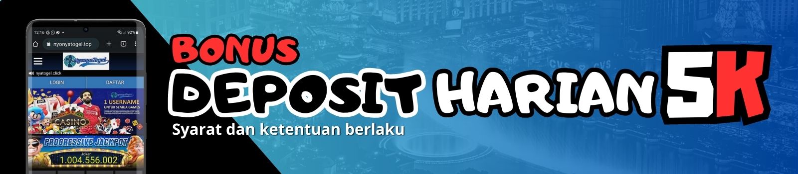 BONUS HARIAN